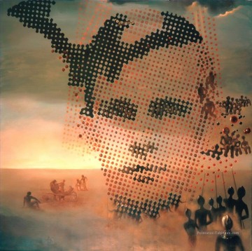 350 人の有名アーティストによるアート作品 Painting - 死んだ兄サルバドール・ダリの肖像